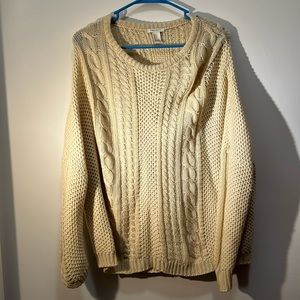 Forever 21 Chunky Tan Sweater